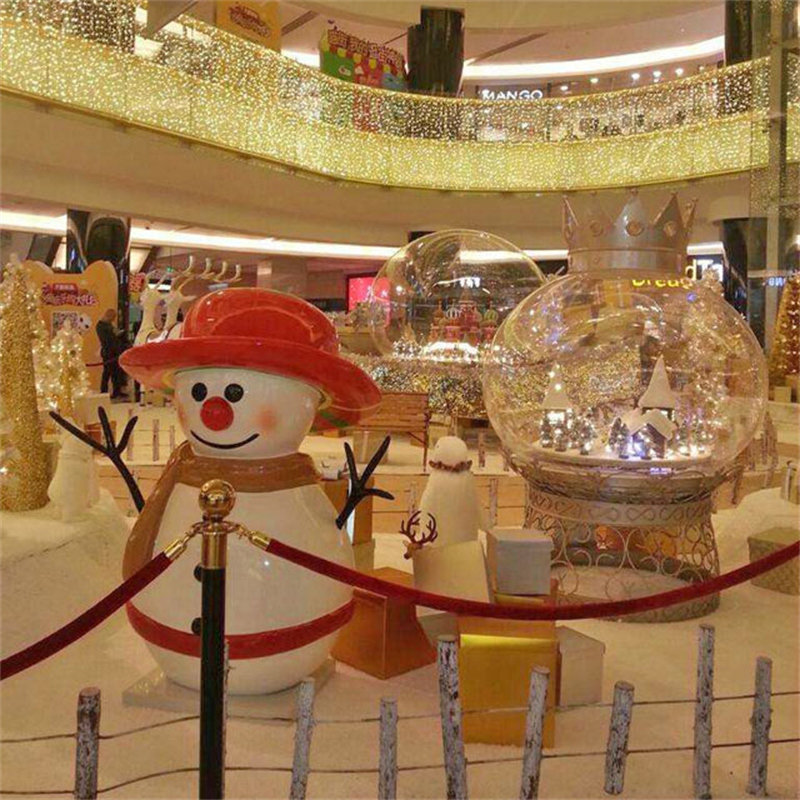 大型玻璃钢仿真动物北极熊雕塑摆件冰雪海洋馆动物园美陈造景装饰